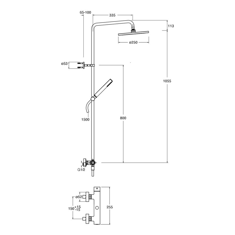 CRITE409 CRİSTİNA DUŞ KOLONU