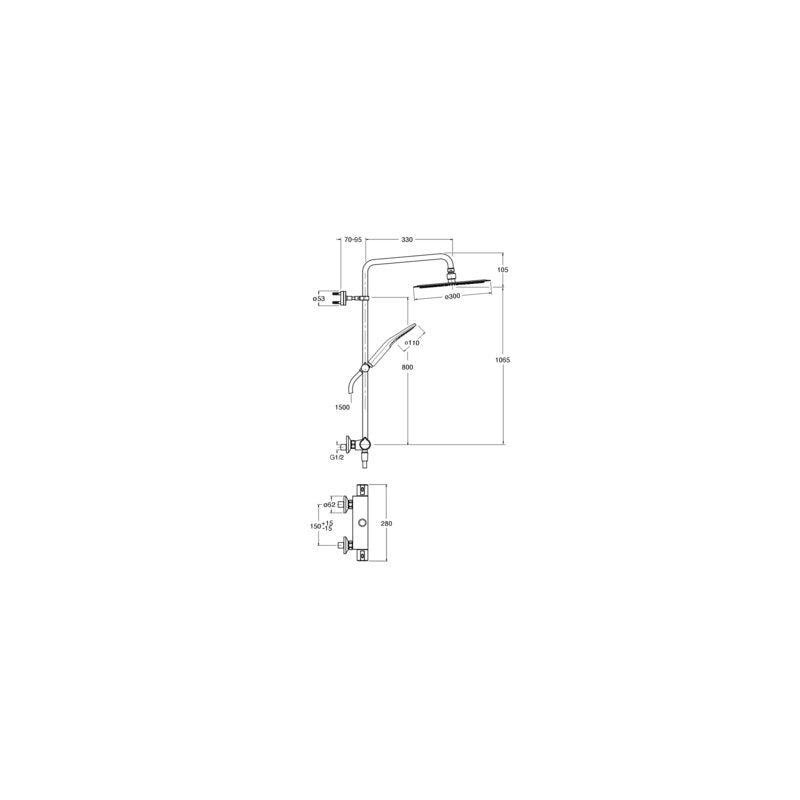 CRITE480 CRİSTİNA DUŞ KOLONU